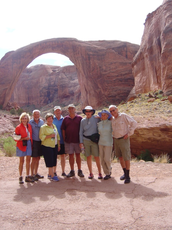 Rainbow Bridge--Janda, Lyle, Betsy, Bob, Chris, Robbi, El, and Bill