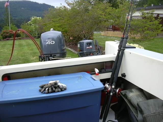 Ready for halibut fishing in the morning