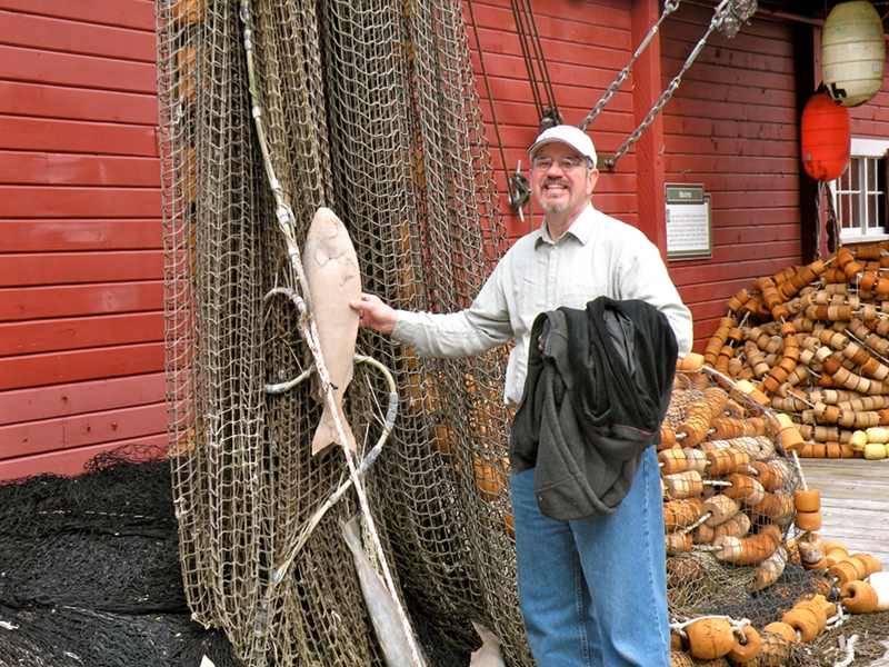 Really \"pink\" salmon on display at Hoonah Trading Co