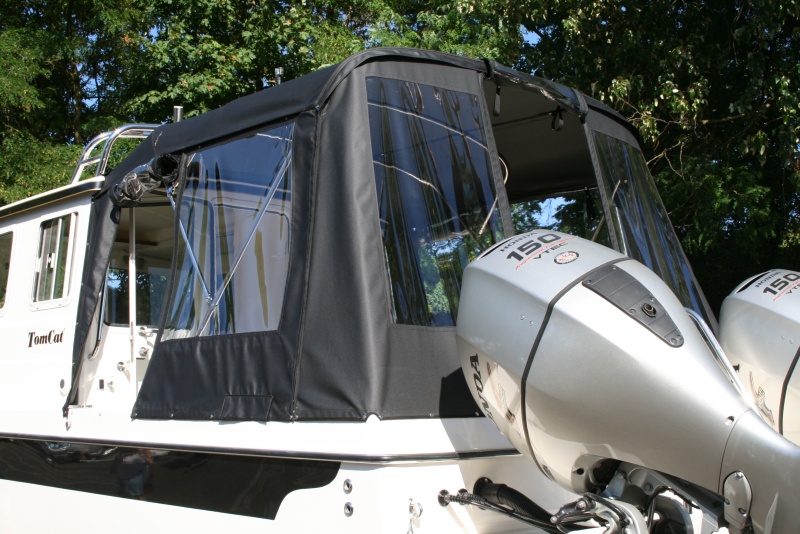 Rear view of new Camperback - several panels for flexibility.