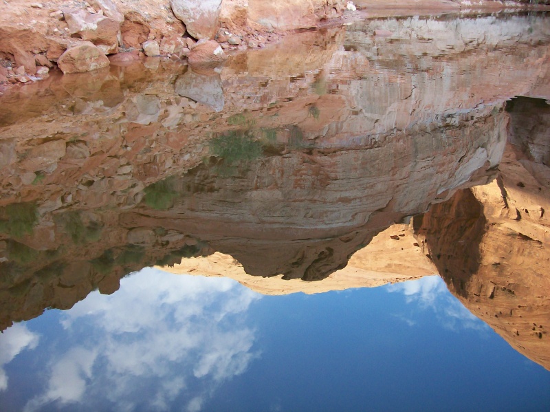 Reflection on the water