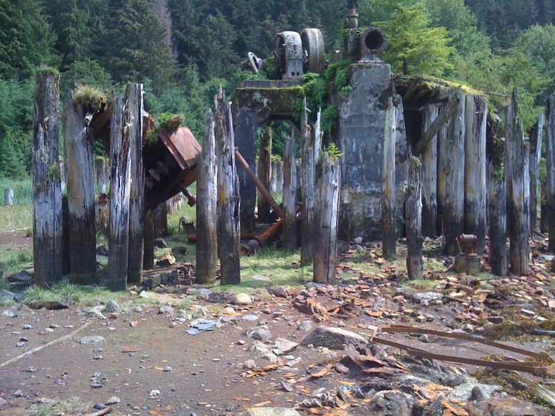 Remains of a hydro powered facility