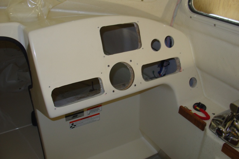 Remove all switches, gauges, displays
