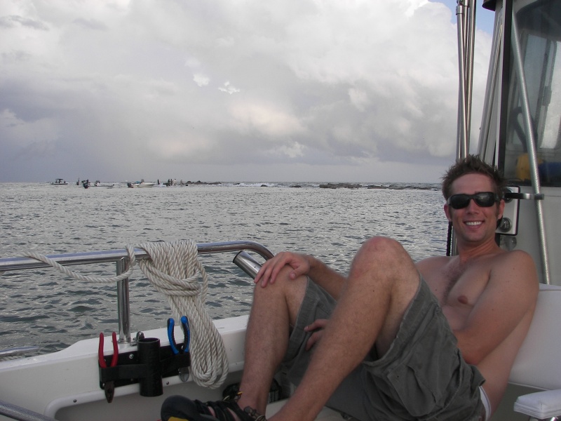 Resident fishing guide, dolphin photographer, and all around advisor to his dad, Christopher.