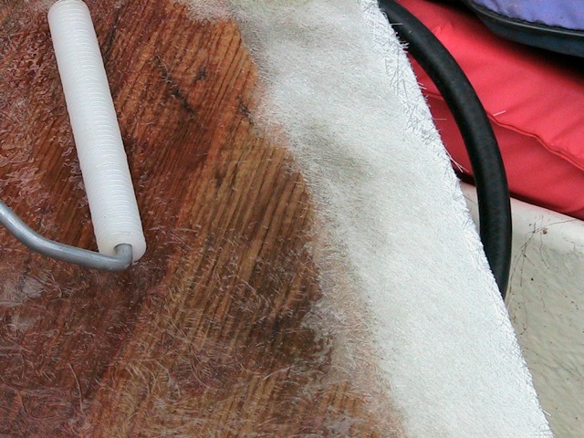 resin-roller!   got to have one of these to work-in resin and work-out air