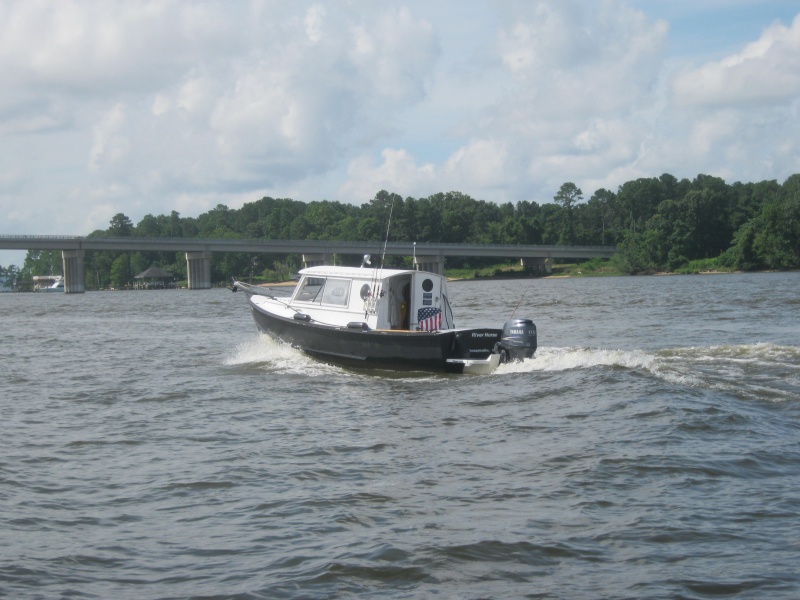 RiverHorse at the mouth of the Chickahominy