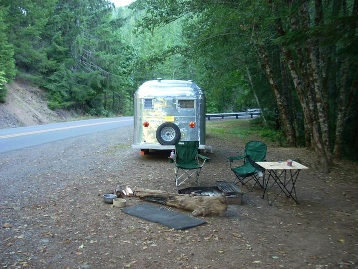 'roadside camping' in our '63 silverstreak 'sabre'.