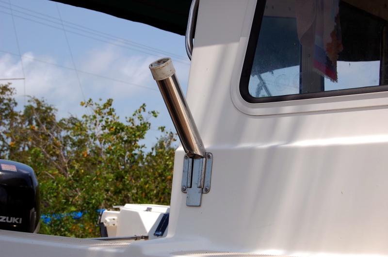 Rod Holders Each Side of Cabin (Removable)