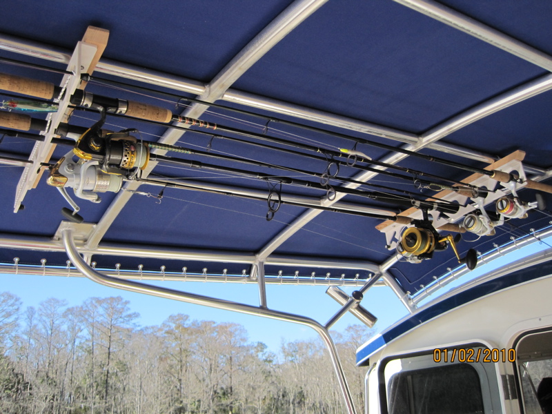 Rod Holders Under Cockpit Rack