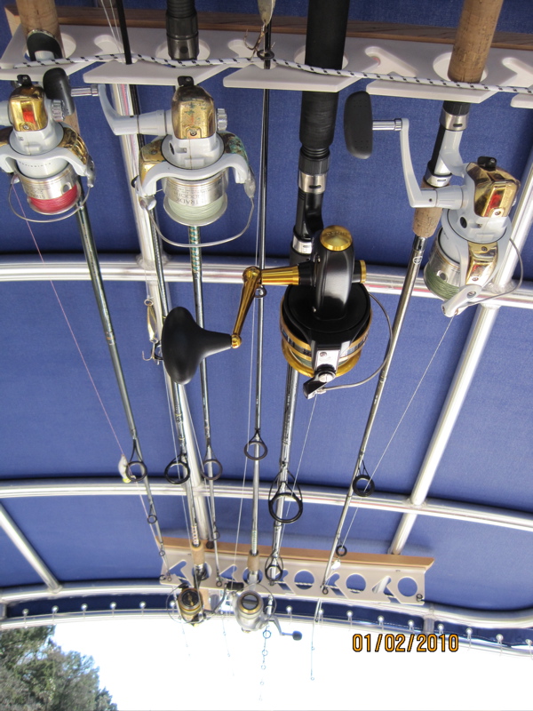 Rod Holders Under Cockpit Rack