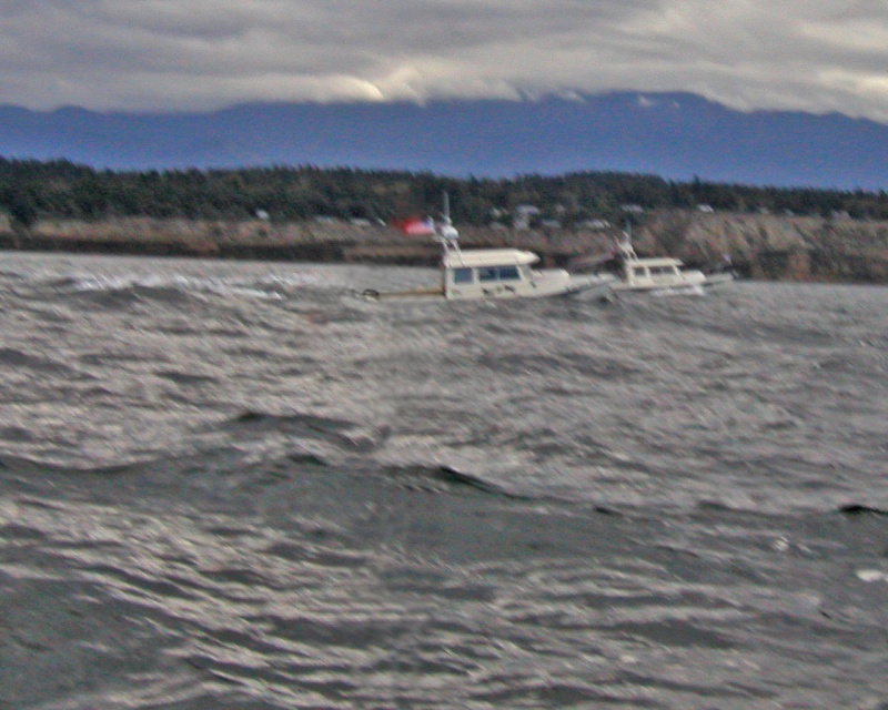 Rough ride to port Angles.
Slow-N-Easy and Dog House