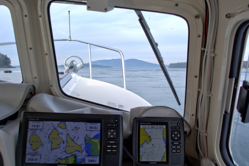 Runnng up Bellingham Channel against the tide