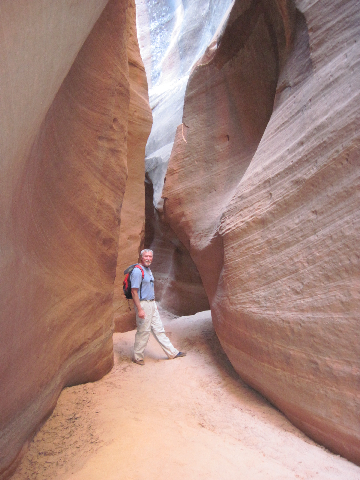 Russ in Slot at Smith Canyon