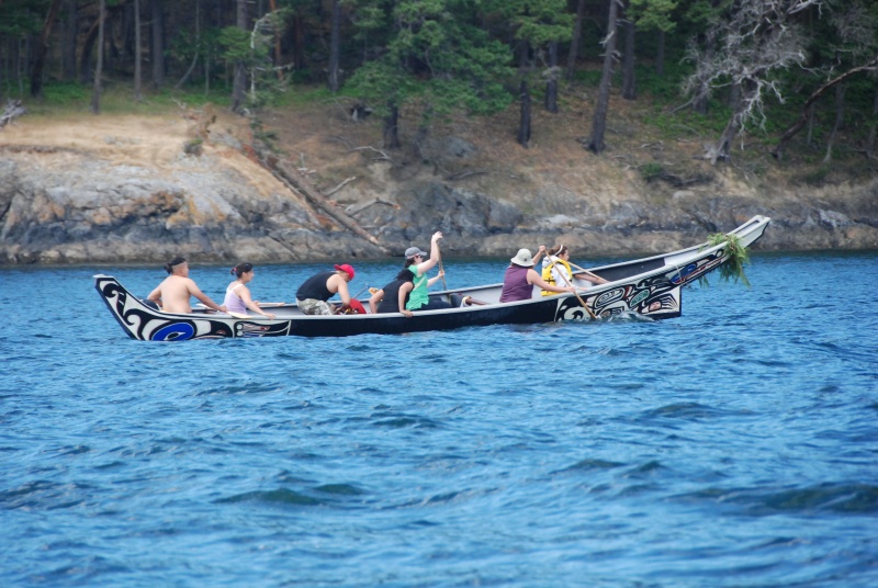 Salish Sea Canoe, Mosquito Pass, San Juan Island