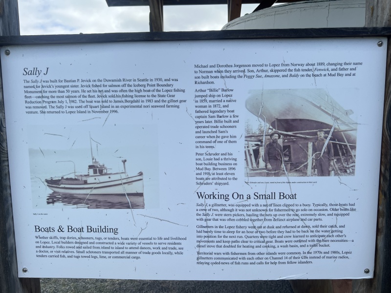Sally J at Lopez Village Museum