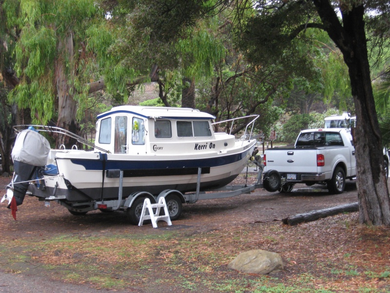 San Refugio state park in rain