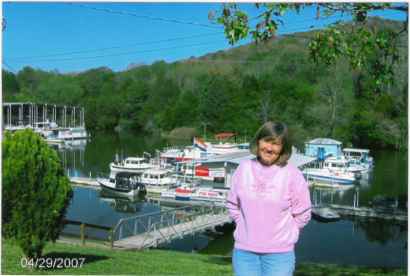 Sandy at Defeated Creek Marina  Tenn.
