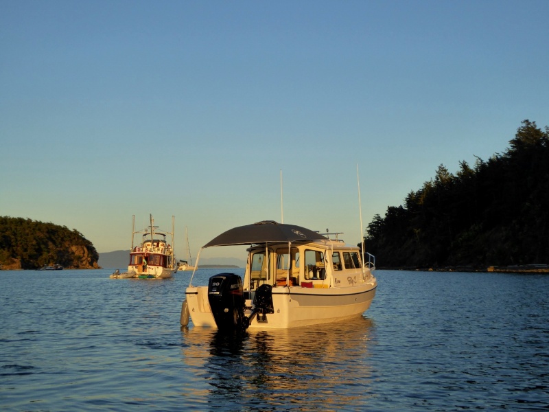 Saturday evening in Fossil Bay