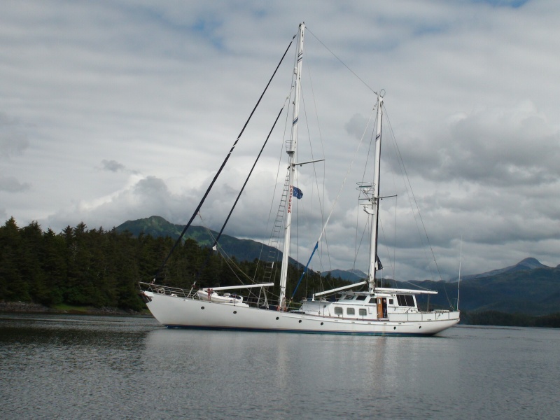 schooner we met going into elbow passage & then Sister Lake