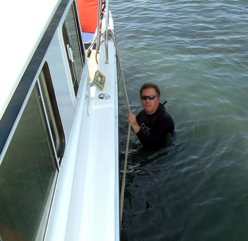 Scrubbing and scraping the bottom...