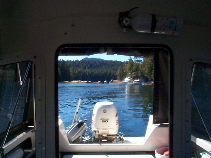 (seabran) Leaving Prideaux Haven to run up Homfray Channel.