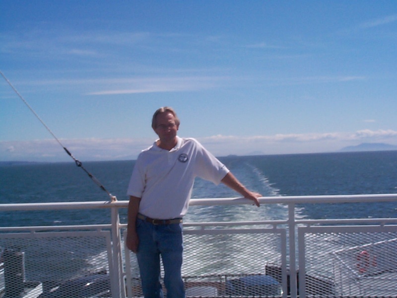 (seabran) Me! On the ferry headed to Vancouver Island