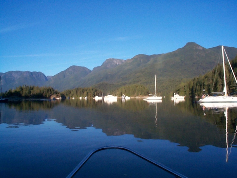 (seabran) Scenery from Prideaux Haven - Looking up towards Homfray Channel.