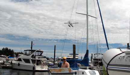 Seaplane on short final