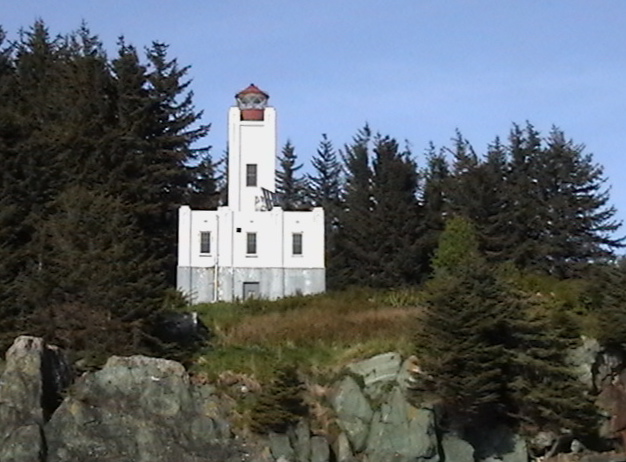 Sentinel Island lighthouse