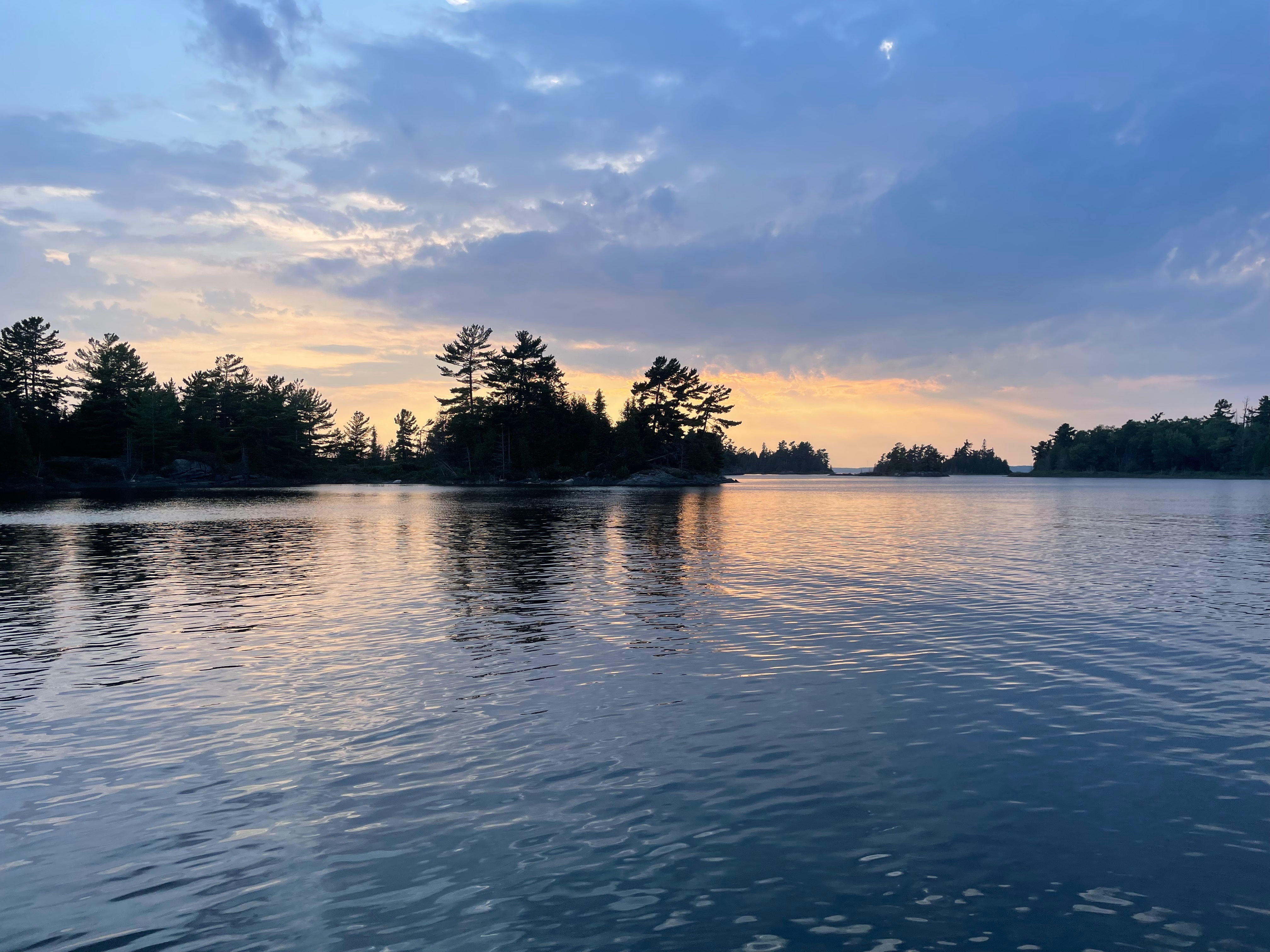 Shallow draft separates the sailboats