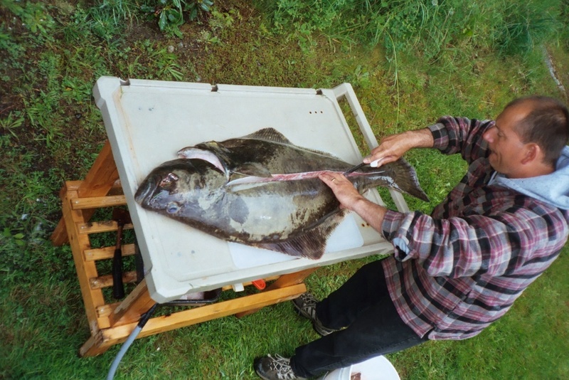 She catches 'em and I clean them. Hummm?