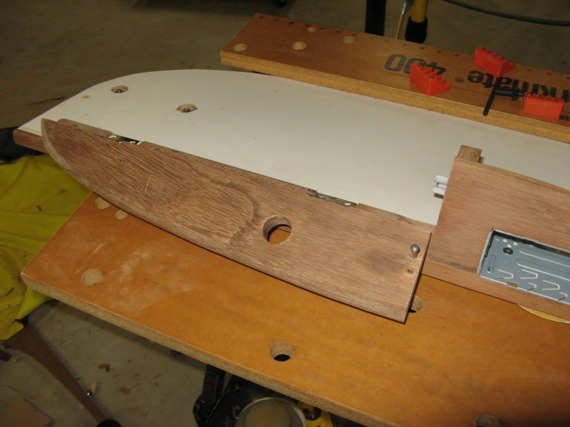 Shelf hinges.