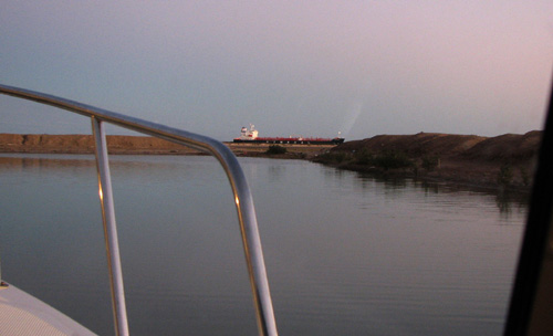 Ship from our canal