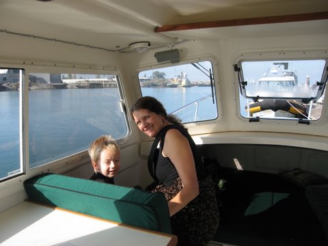 Shirley Mae and Grandson Damien