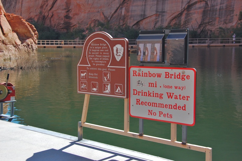 Shorter hike this year because of water level.