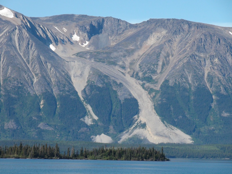 Sign said this is supposed to be one of the best examples of a rock glacier in the world