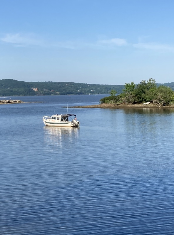 Small cove on the Hudson by Haverstraw