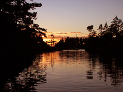 Smuggler Cove sunset
