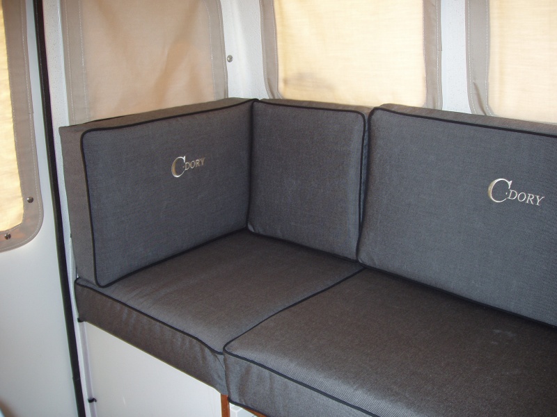 Sofa looking aft