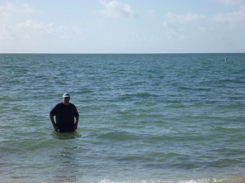 Sombrero Beach, Marathon water 75 degrees