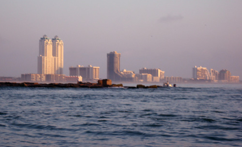 South Padre Island in the early morning light