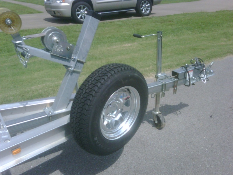 Spare tire & wheel for trailer