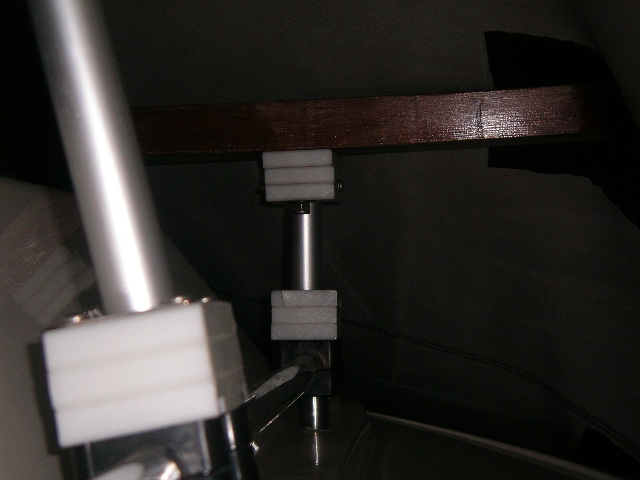 Starboard side kayak rack