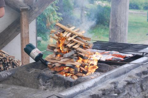 Starting the fire