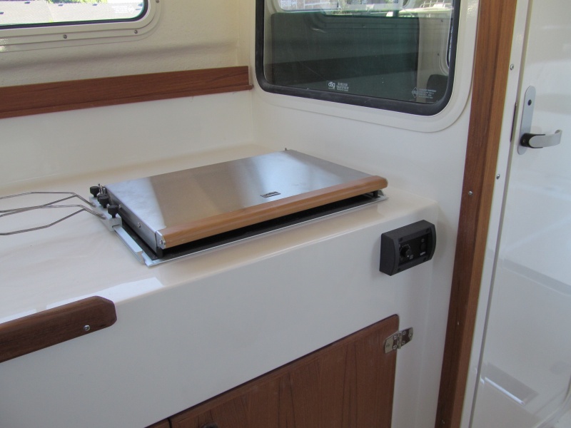 Stove installed