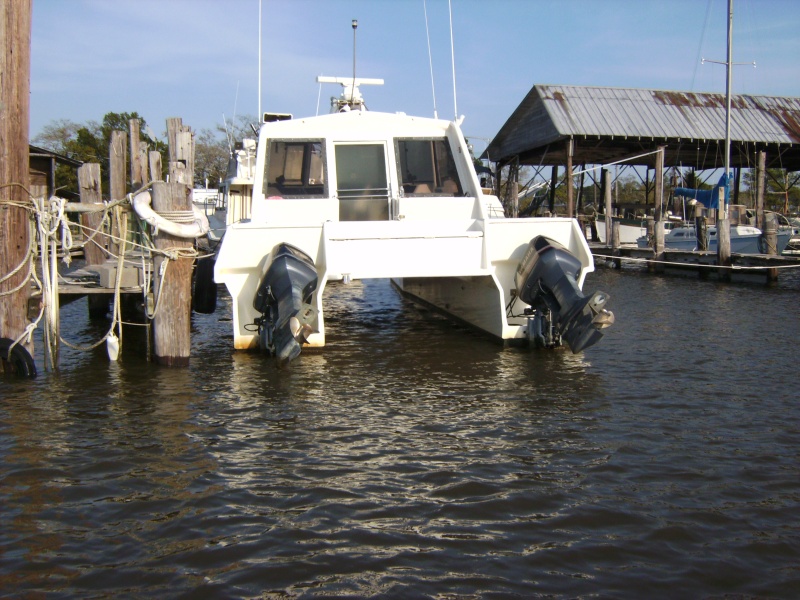 Strange boat stern