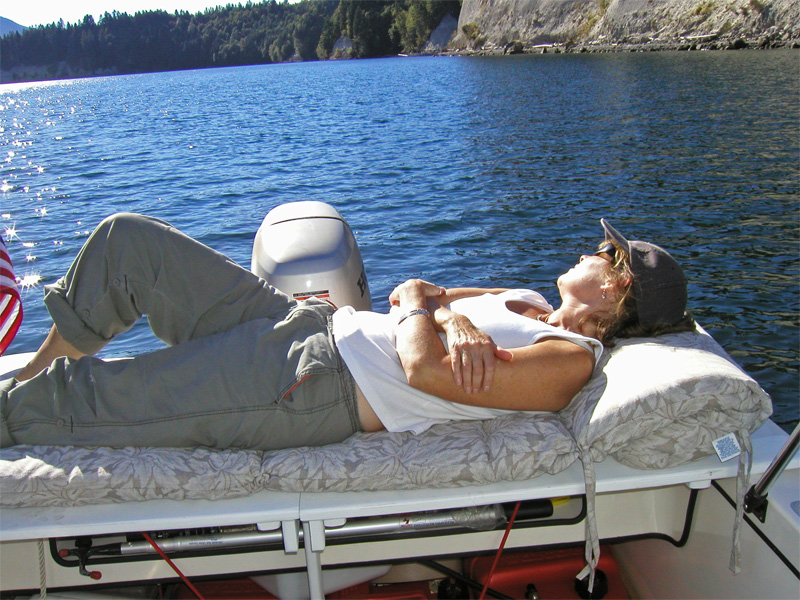 Sunning platform for Terri