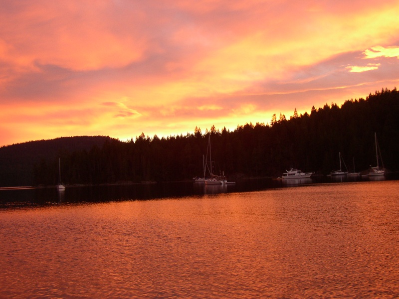 Sunset at Grace Harbor