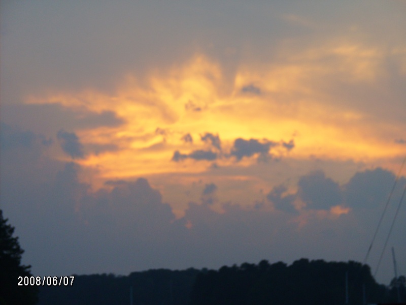 Sunset at Lankford Bay Marina