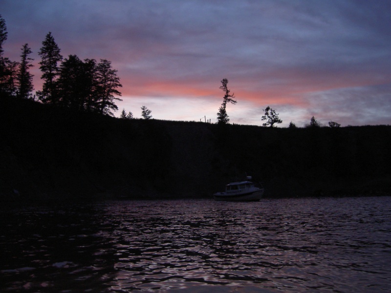 Sunset- Greys River Anchorage